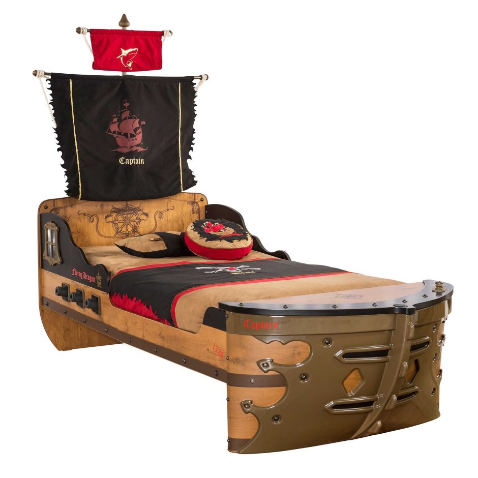 Кровать Cilek Black Pirate