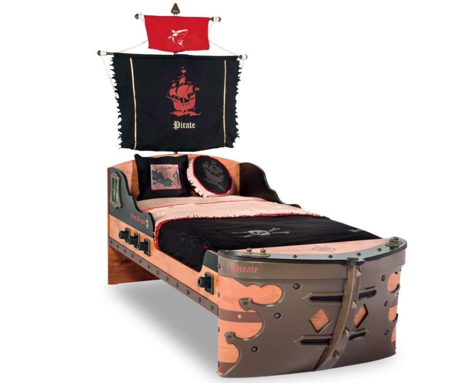Кровать Cilek Black Pirate