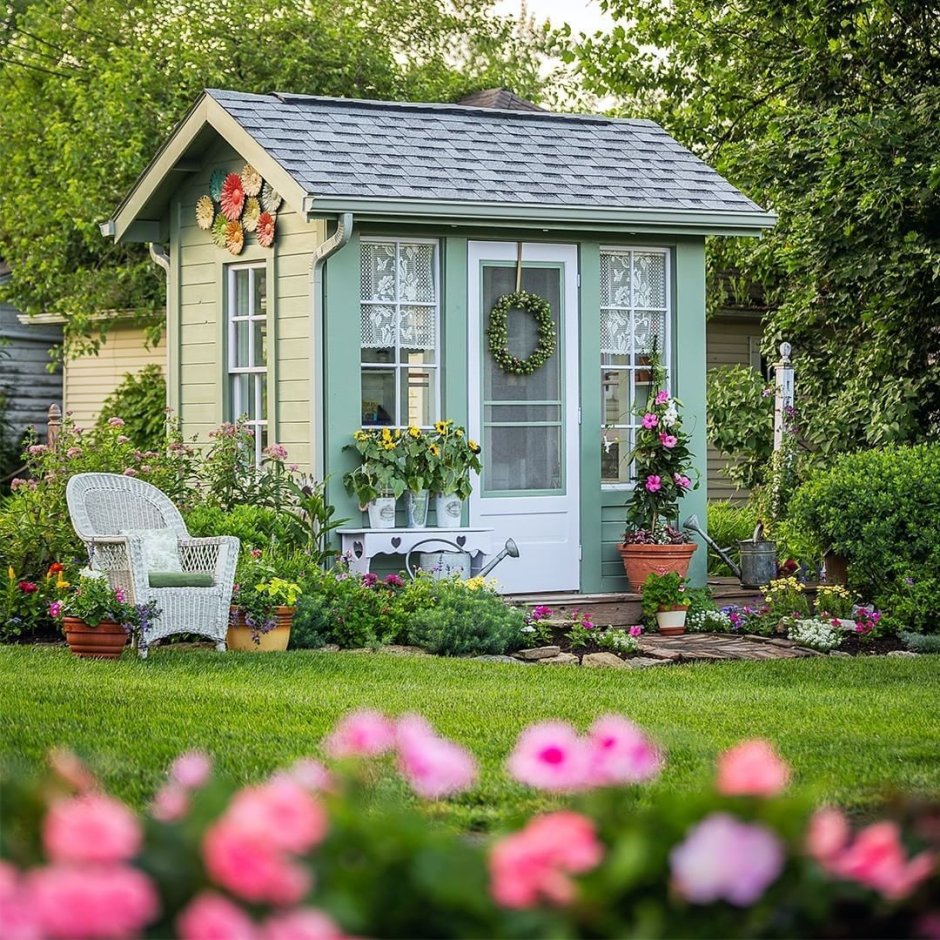 Tiny House с односкатной крышей