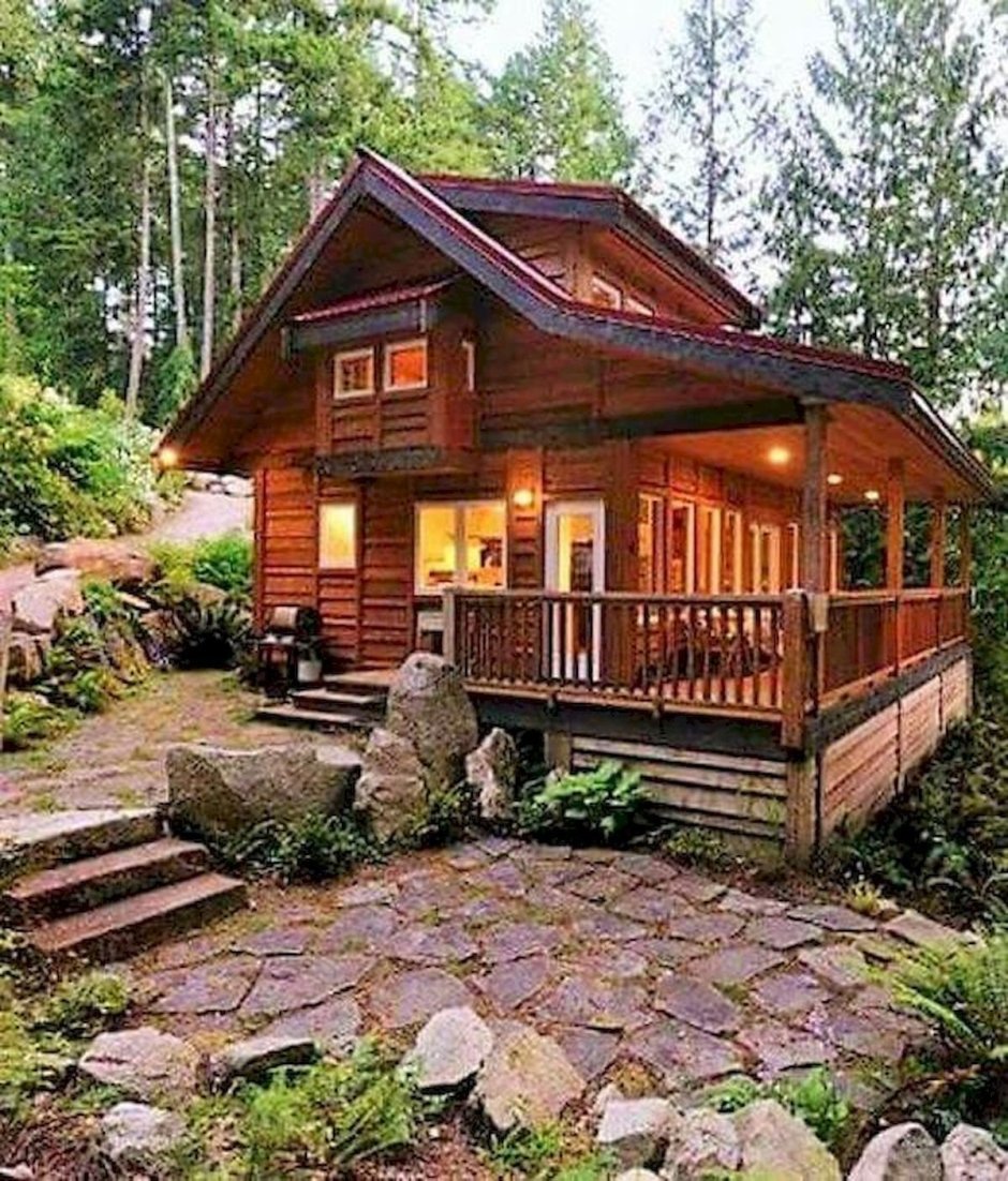 Красивые дачные домики