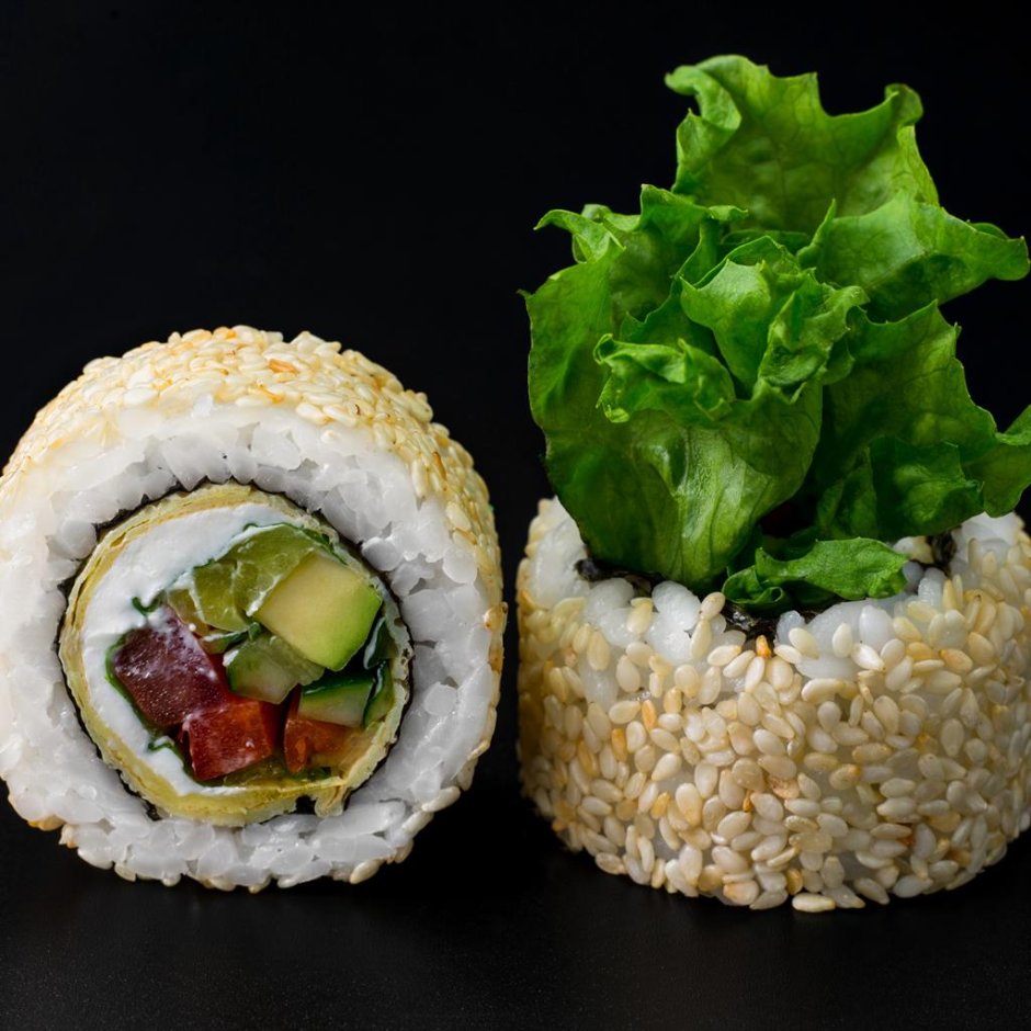 Необычные роллы и суши