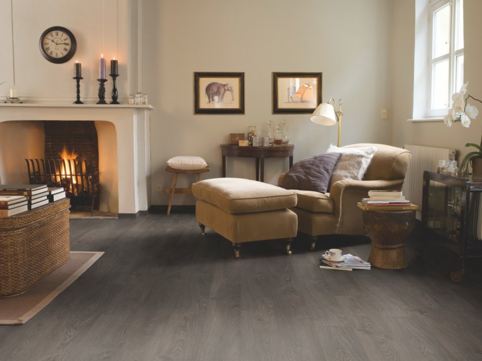 Ламинат quick Step Classic clm1382 доска дуба серого старинного