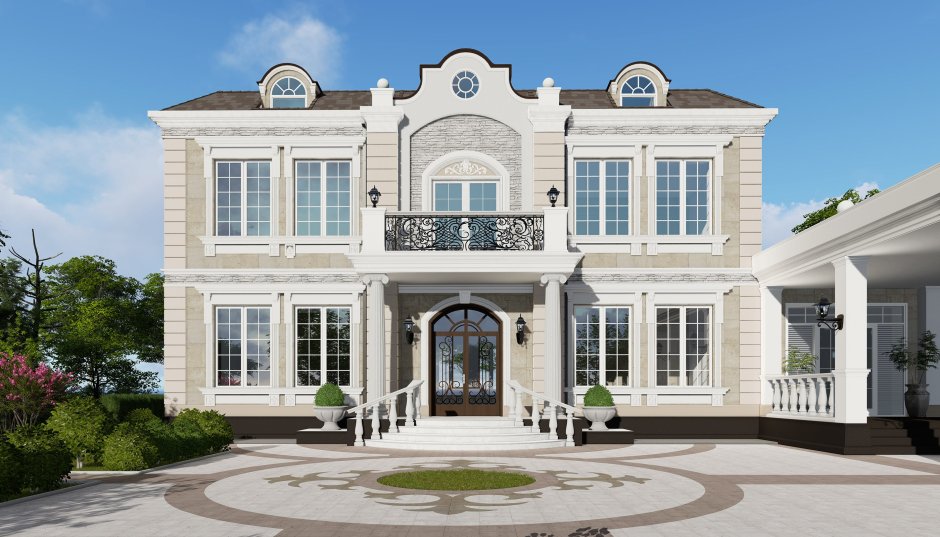 Мерано - проект особняка в стиле Ампир