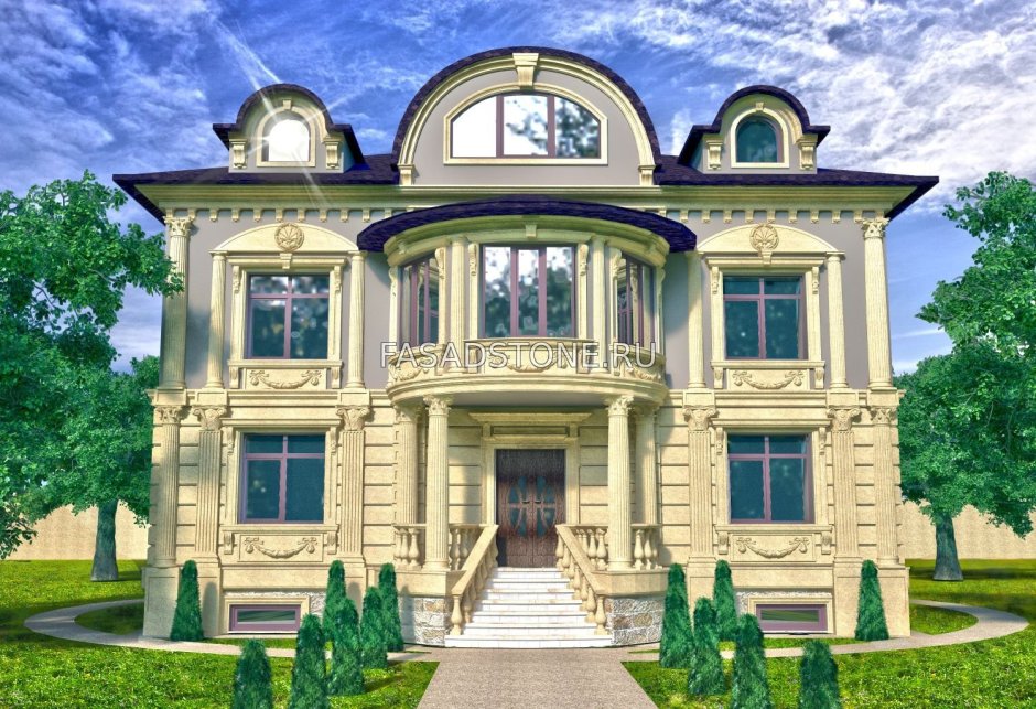 Мерано - проект особняка в стиле Ампир