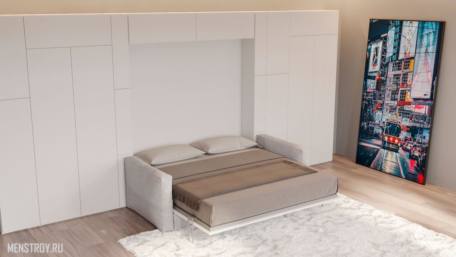 Шкаф-кровать-диван трансформер 3 в 1 хофф