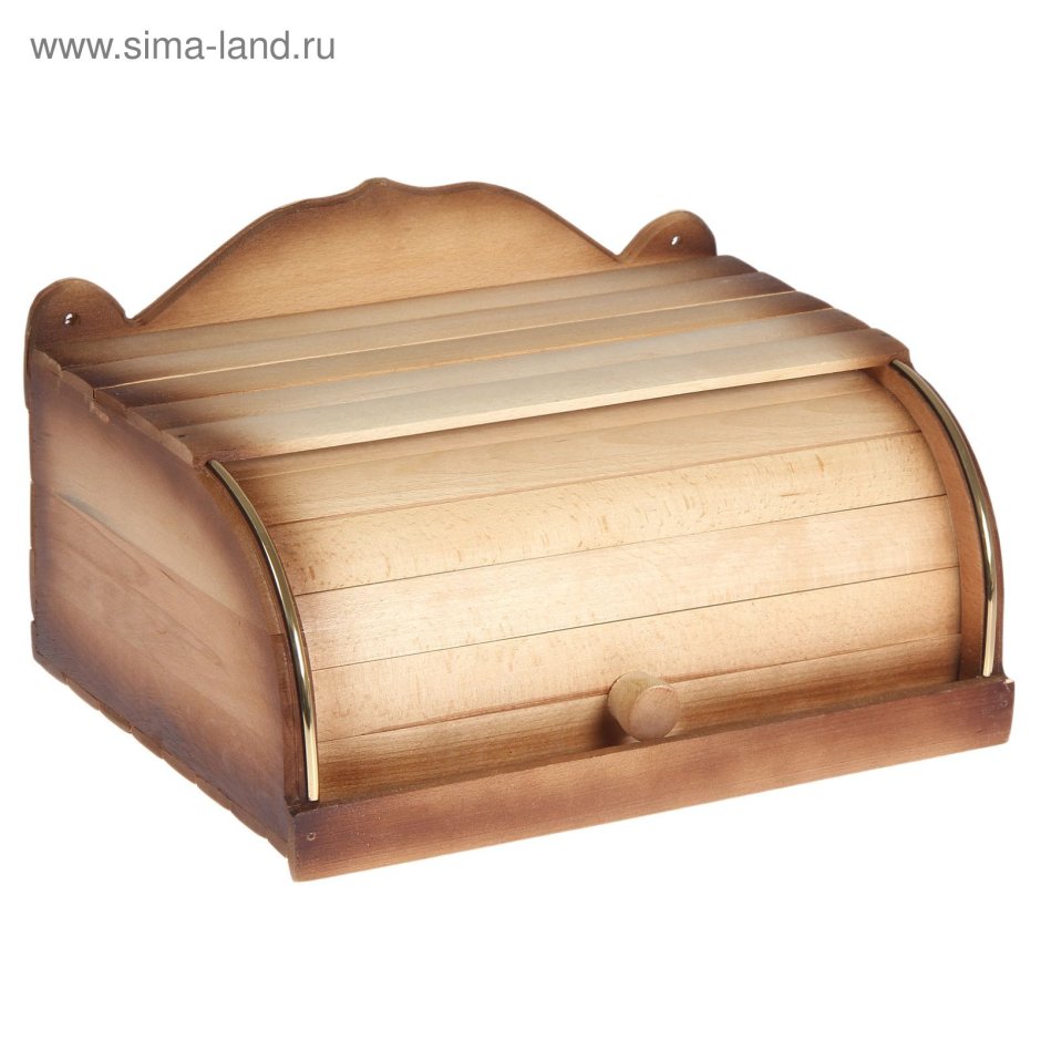 Хлебница деревянная "чиабатта" 265х155х127мм Art-012010