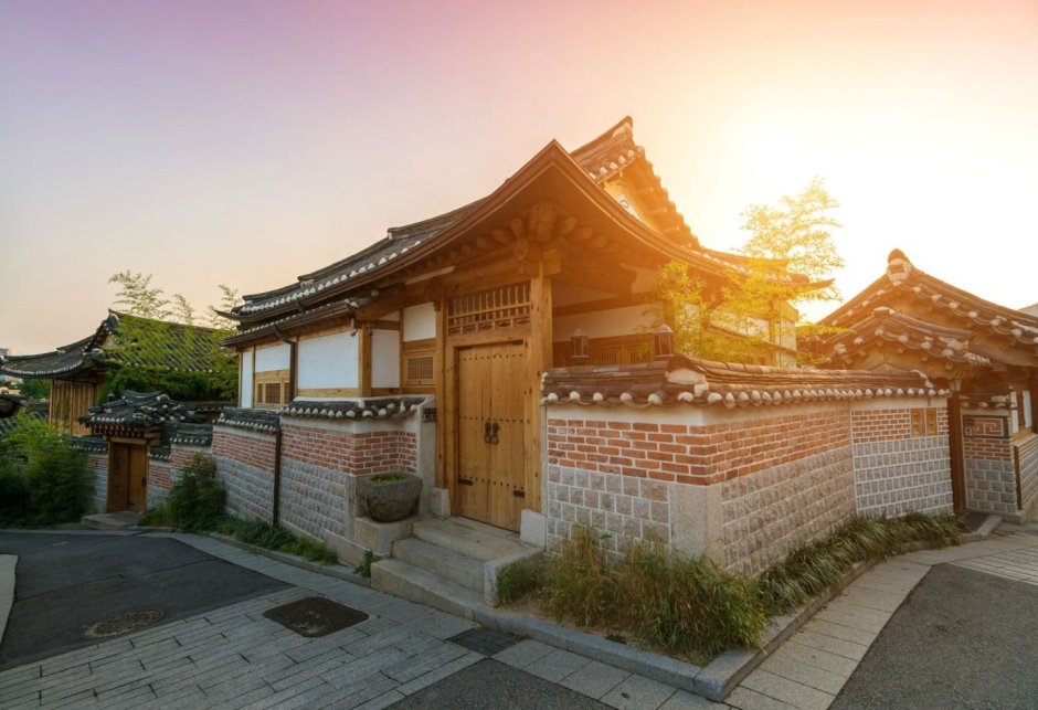 Ханок дом Южная Корея