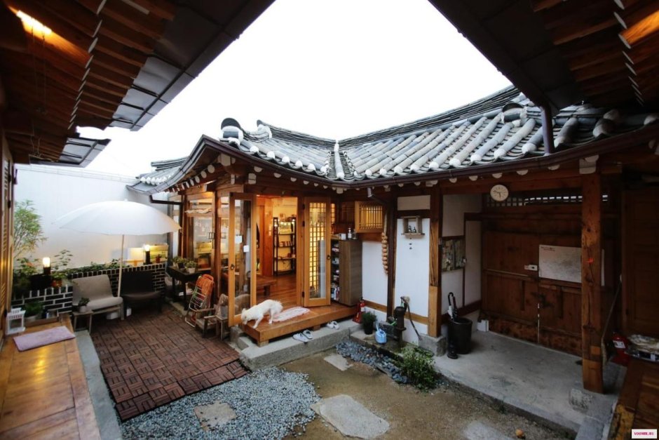 Ханок корейский дом интерьер