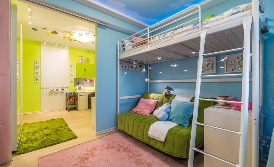Кровать-чердак ikea СВЭРТА