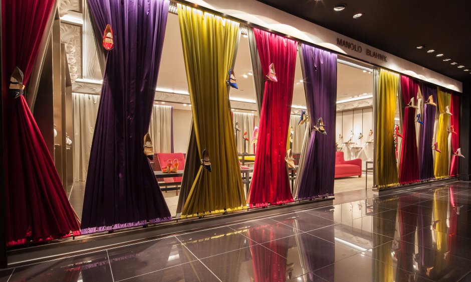 Витрина магазина штор