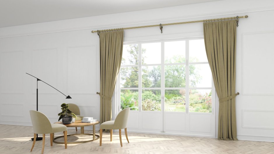 Белый карниз в интерьере