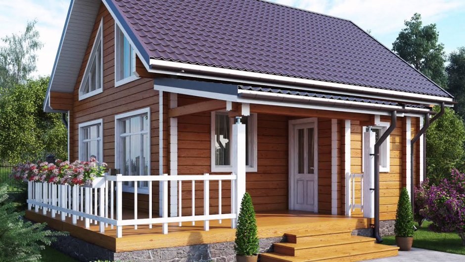 Каркасник 80 м2 с терссой