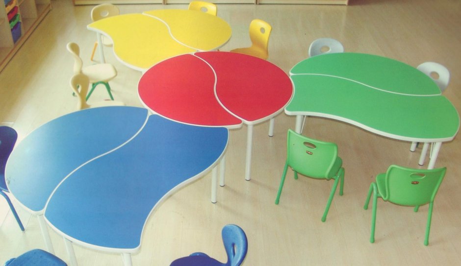 Стол волна для детского сада