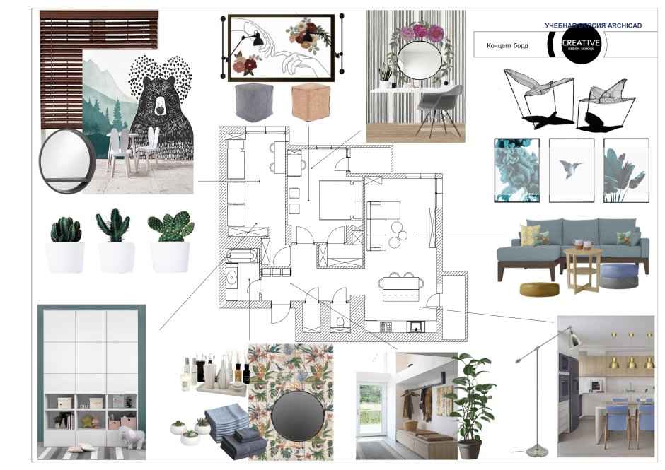 Подача проекта квартиры