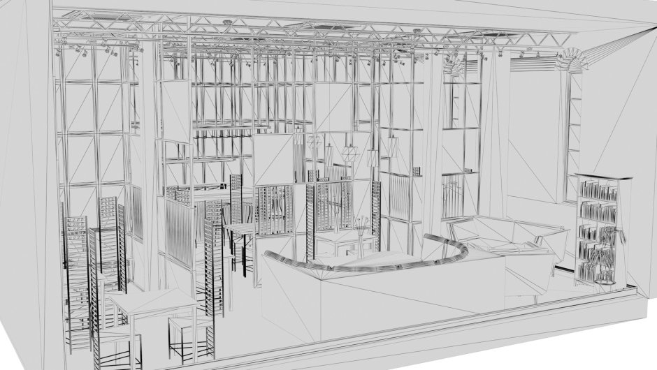 Визуализация скетч в архикаде