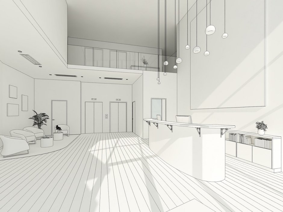 Обложка портфолио архитектора дизайнера