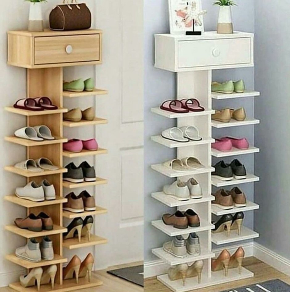 Elfa гардеробные обувница