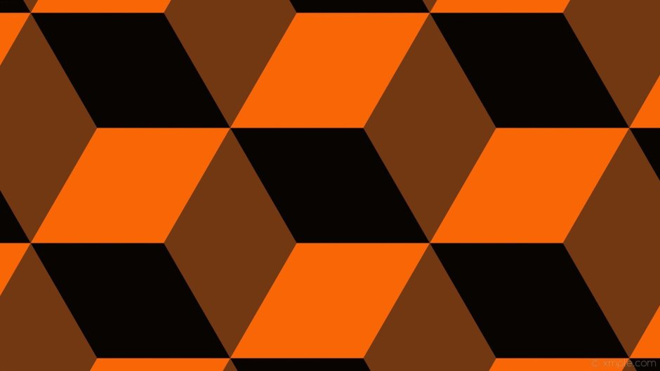Черно оранжевые обои