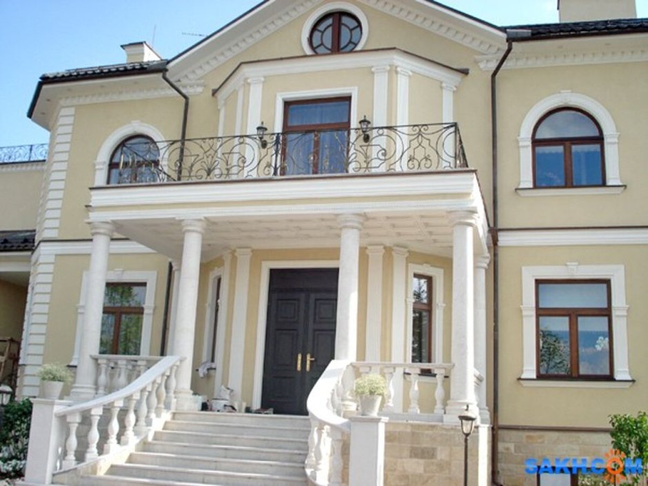 Фасадная лепнина дворца Чаушеску