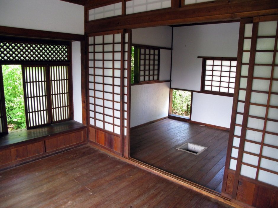 Japanese Wooden House рисунок