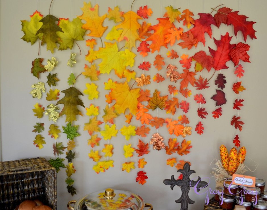 Декорации осень в детском саду