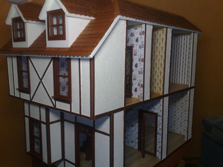 Кукольный домик стеллаж