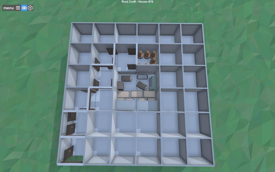 Rustcraft схемы домов