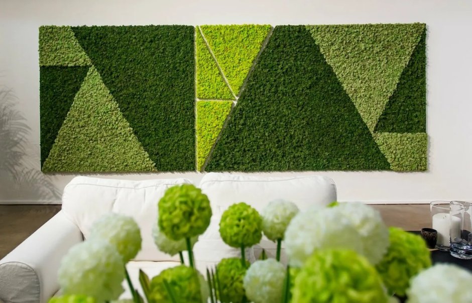 Мох ягель декор