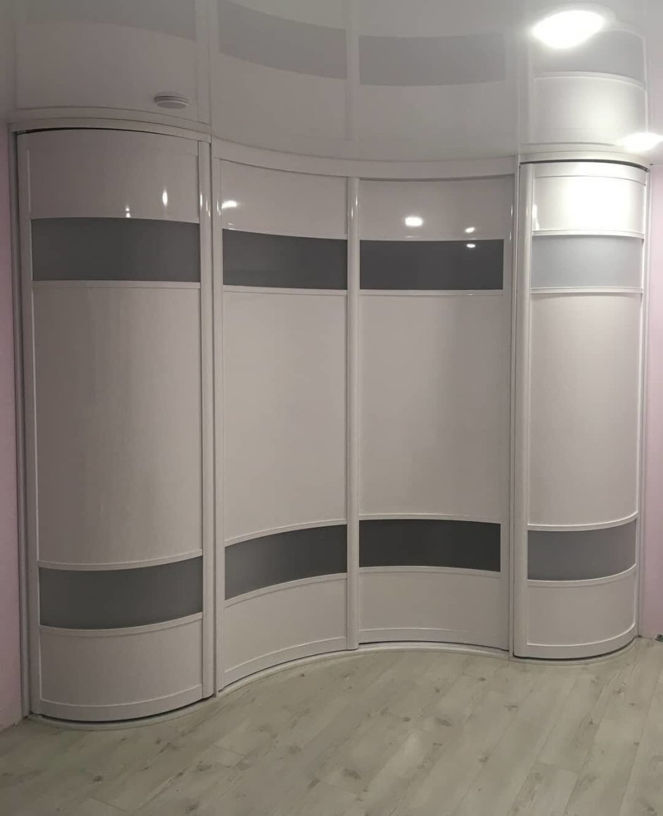 Радиусный угловые шкафы аристо