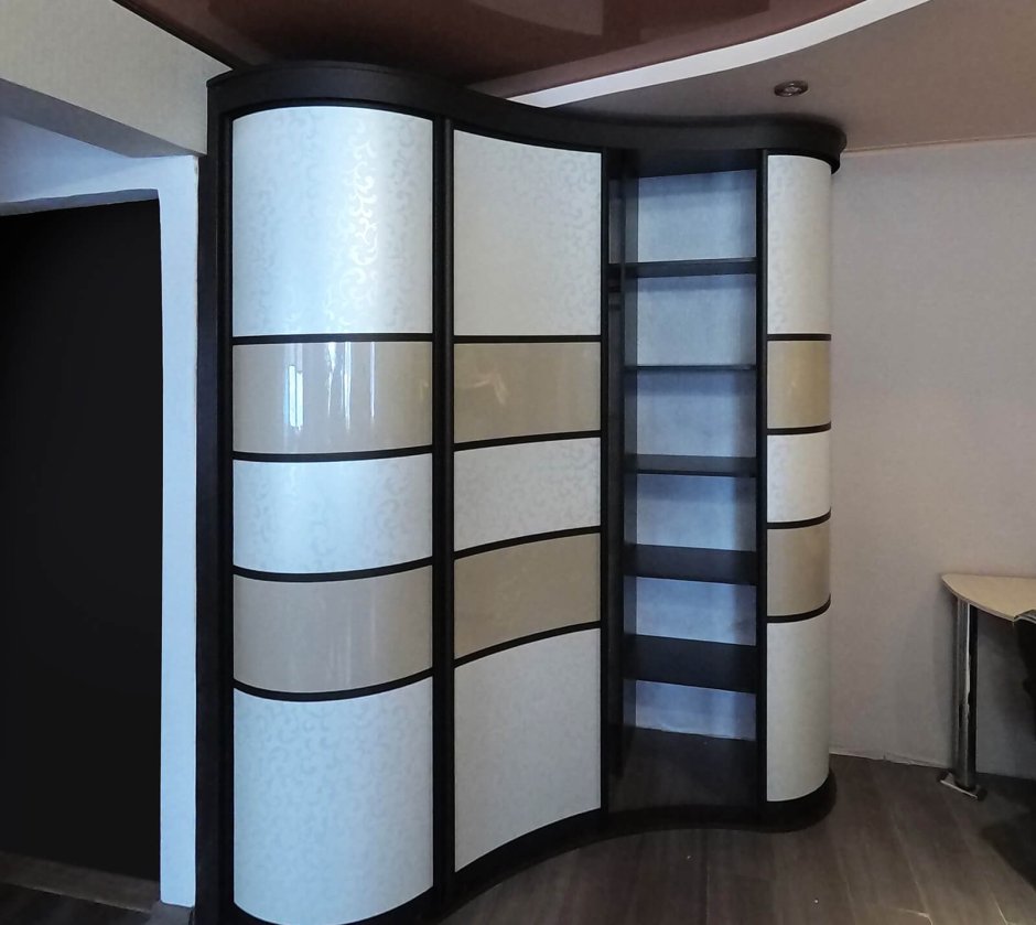 Угловой радиусный шкаф 900x900