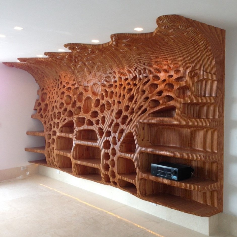 Дизайнерские изделия из дерева для интерьера