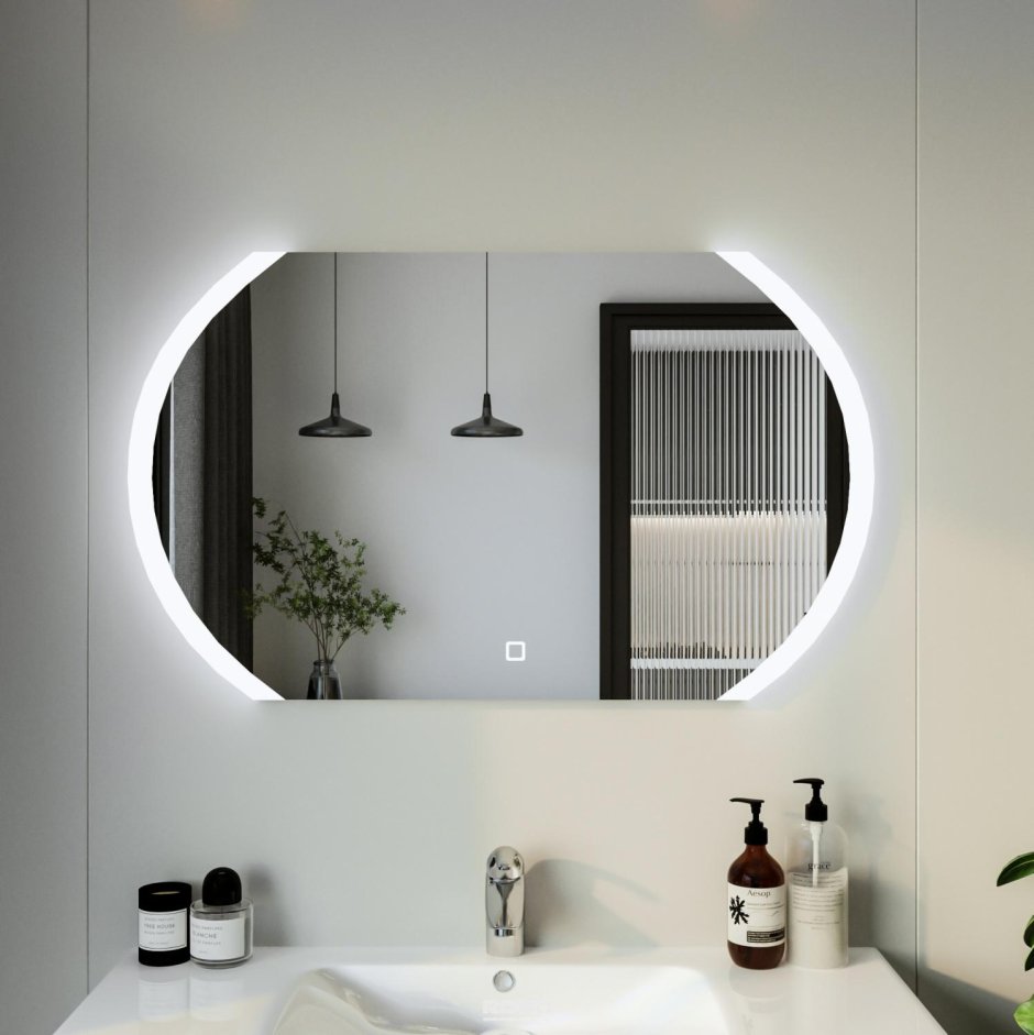 Зеркальный шкаф cielo Catino Oval Box 90х50 см (CASPCO)