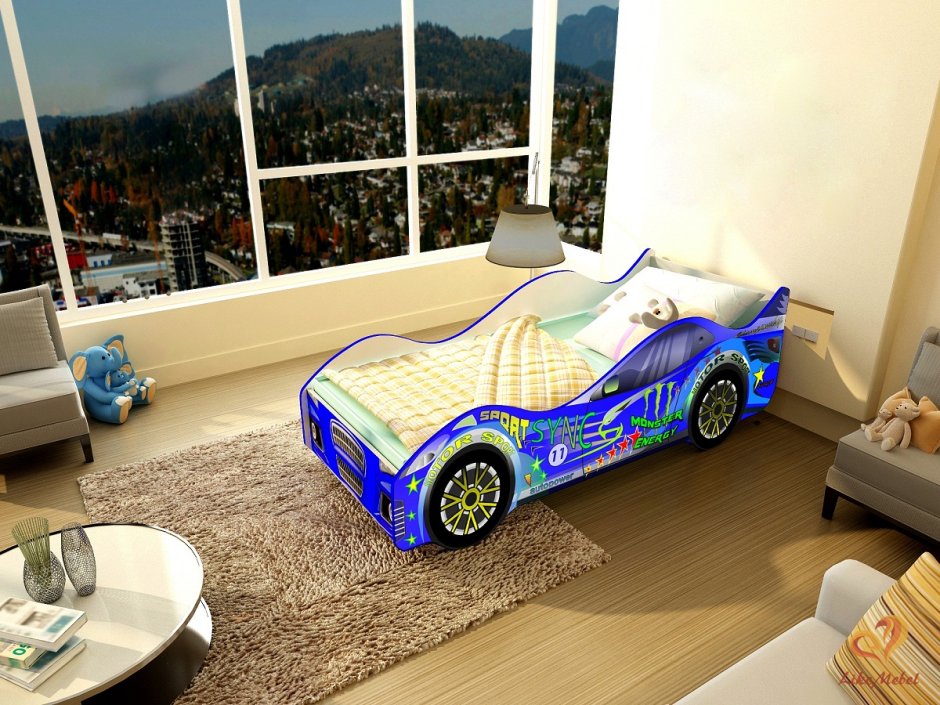 Кровать Futuka Kids BMW синяя