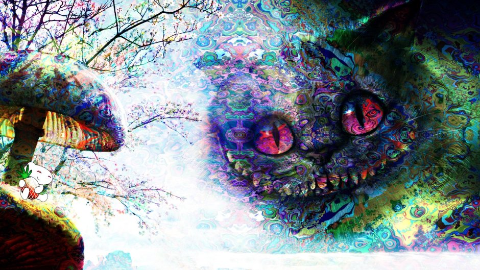 Психоделический Чеширский кот
