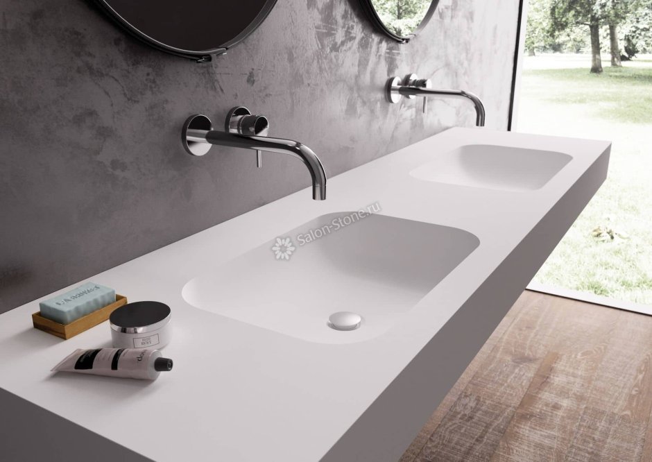 Раковина hanex Silver White