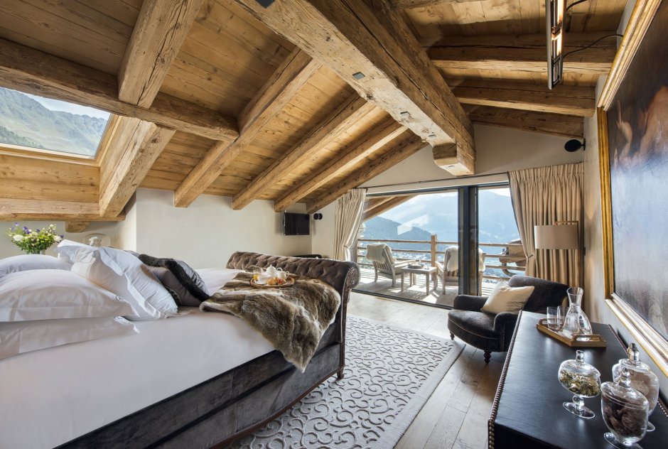 Французский Шале. Chalet Mont Blanc, Megeve