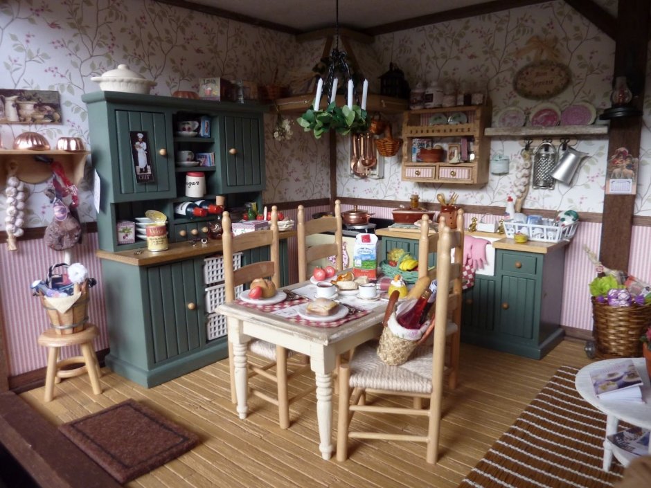 Викторианская кухня в миниатюре