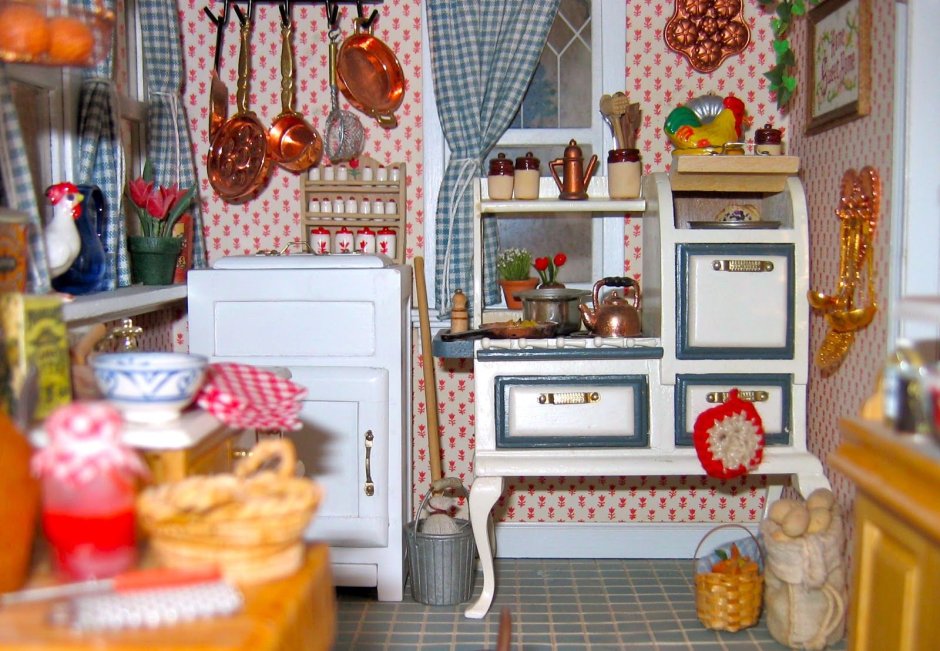 Викторианская кухня в миниатюре