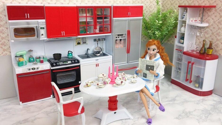 Кухня для кукол Барби