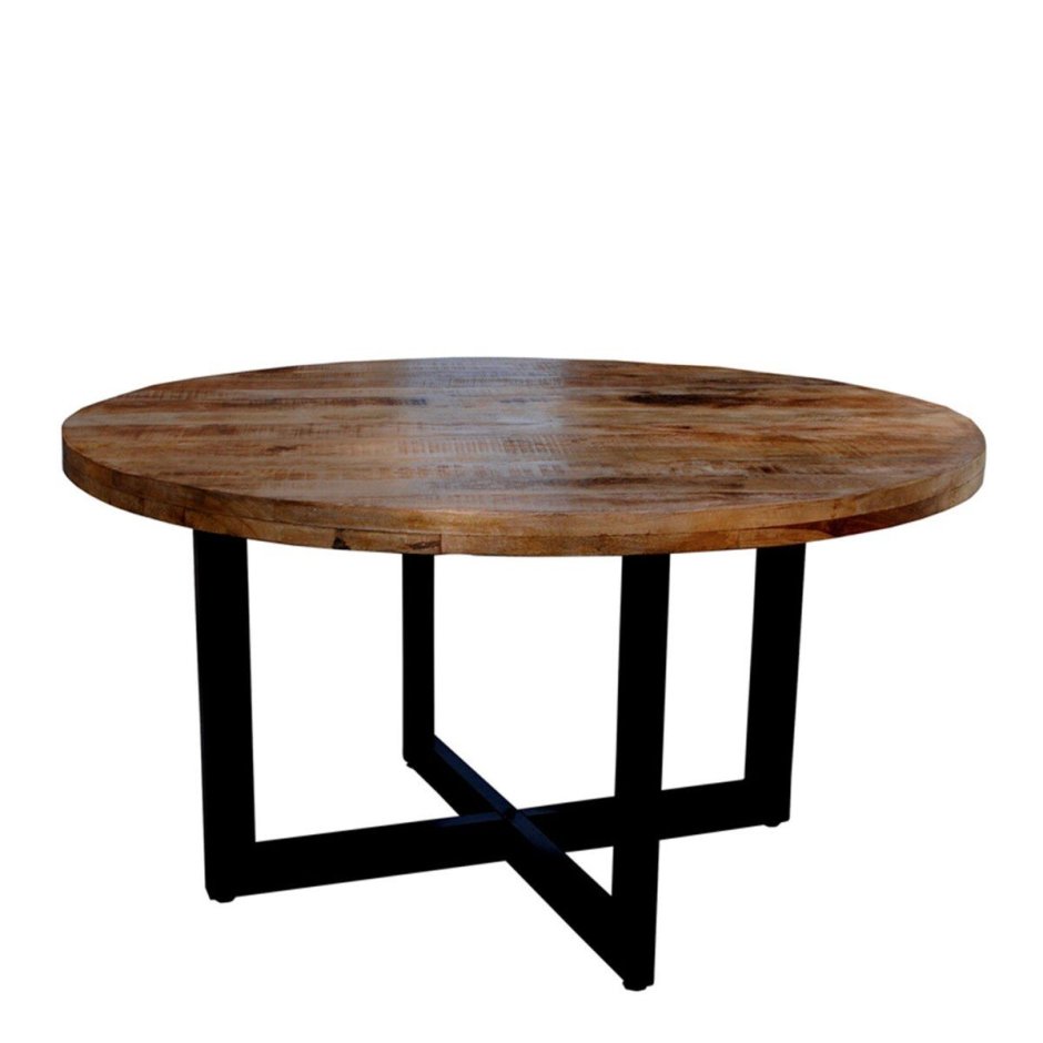 Стол Loft Wooden Round