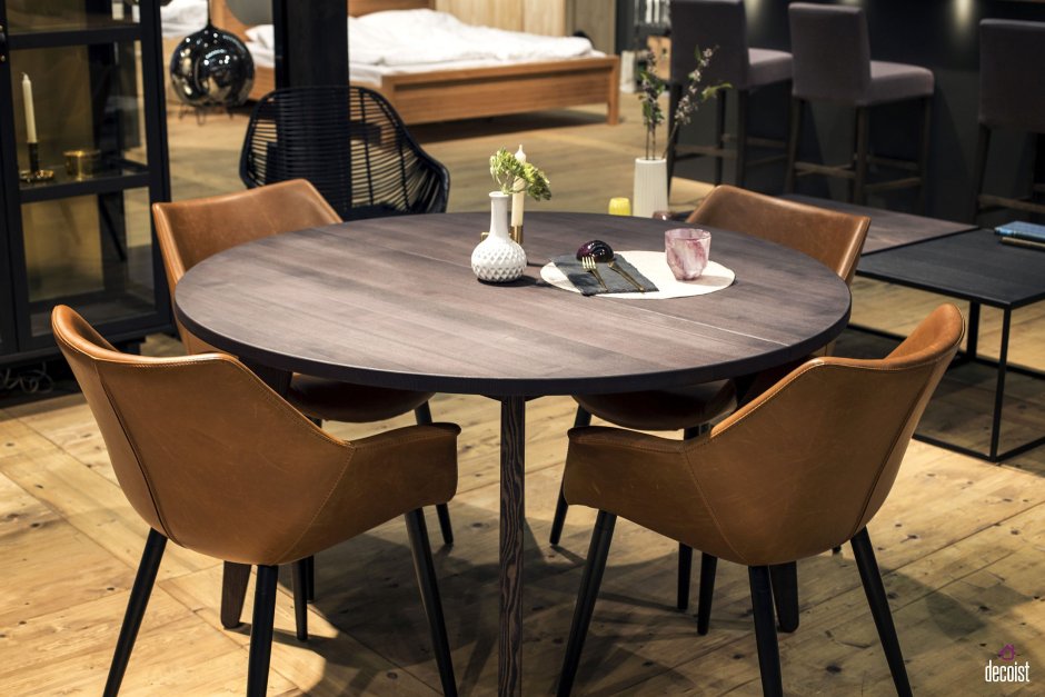 Стол Loft Wooden Round