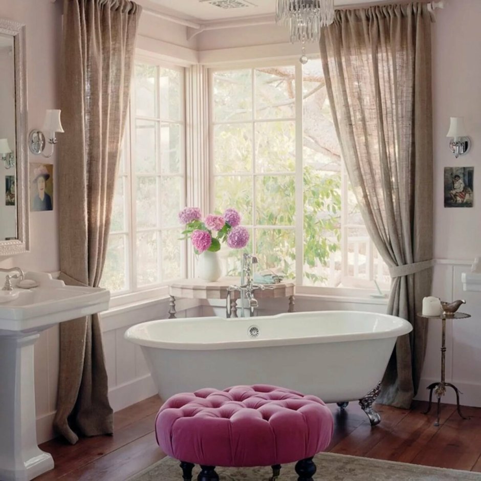 Ванная комната в романтическом стиле