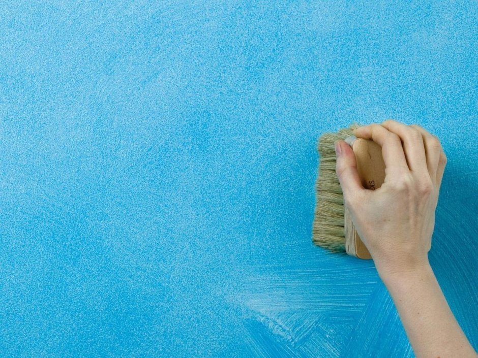 Водоэмульсионная фактурная краска для стен