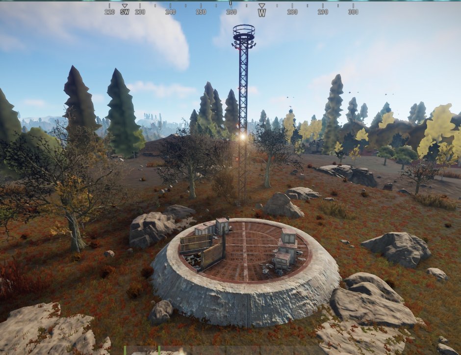 Красивые строения Rust
