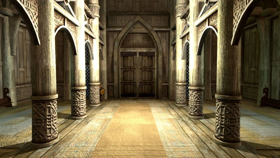 Интерьер Elder Scrolls