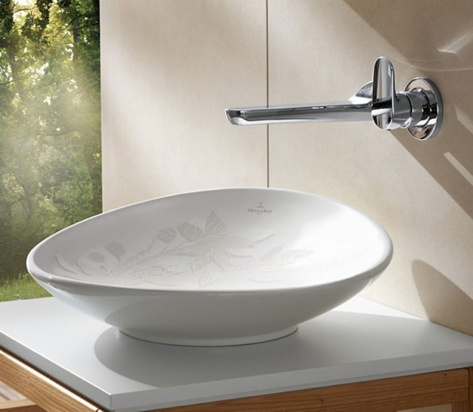 Раковина накладная Villeroy Boch my nature 411045r1