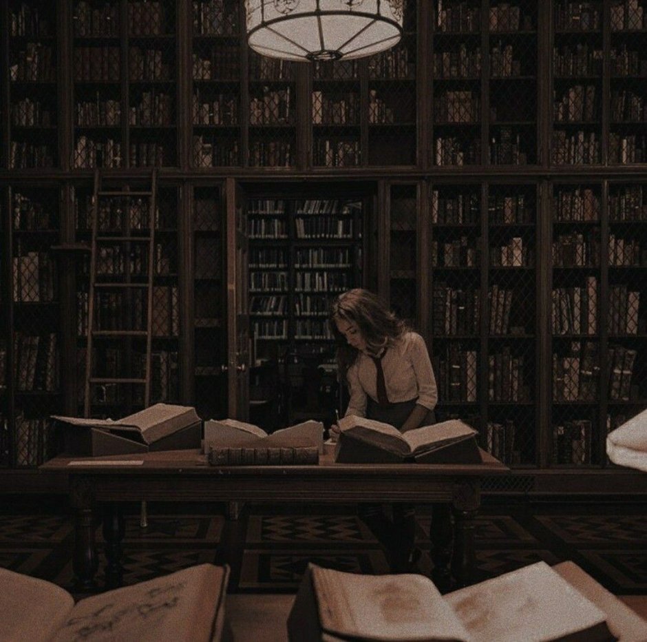 Гарри Поттер Хогвартс библиотека