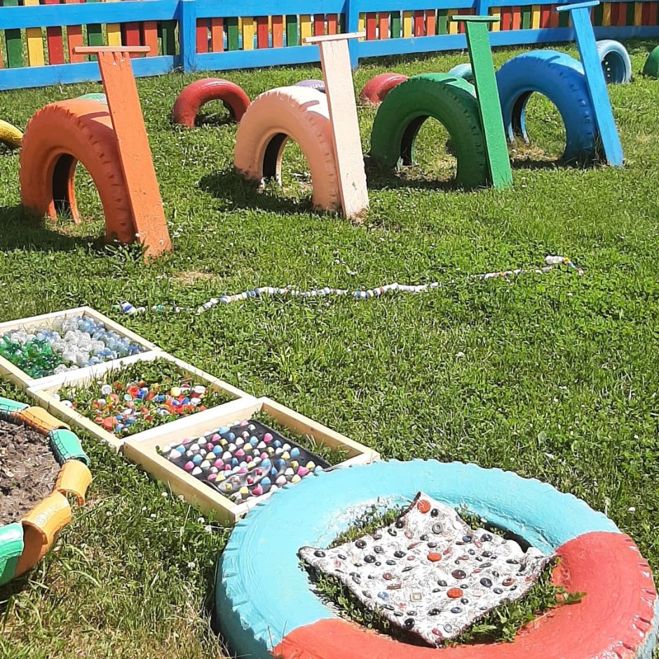 Оформление прогулочного участка в детском саду
