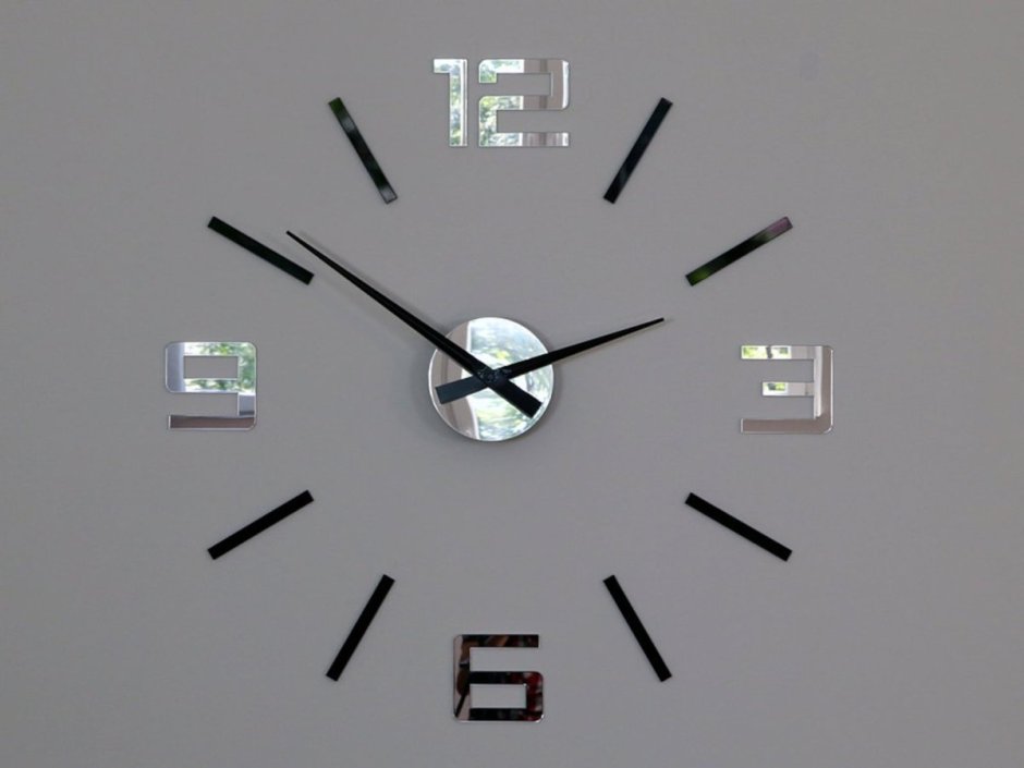 Часы настенные с отдельными цифрами