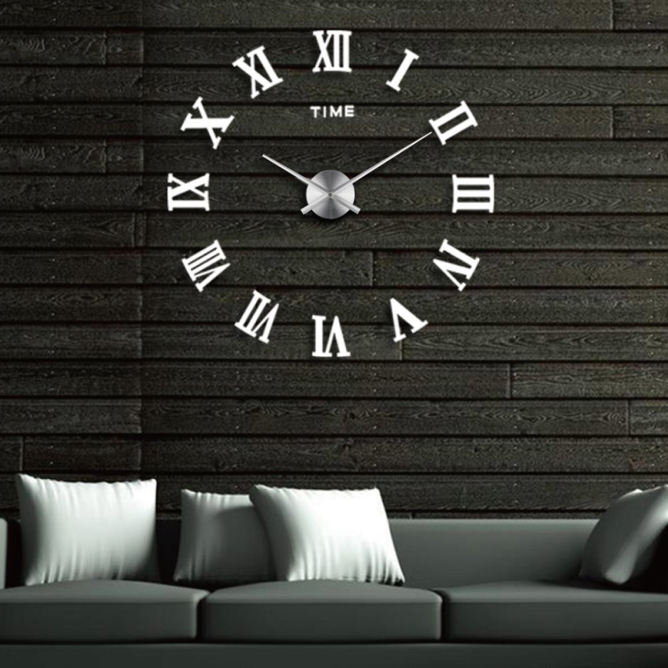 Стильные часы на стену